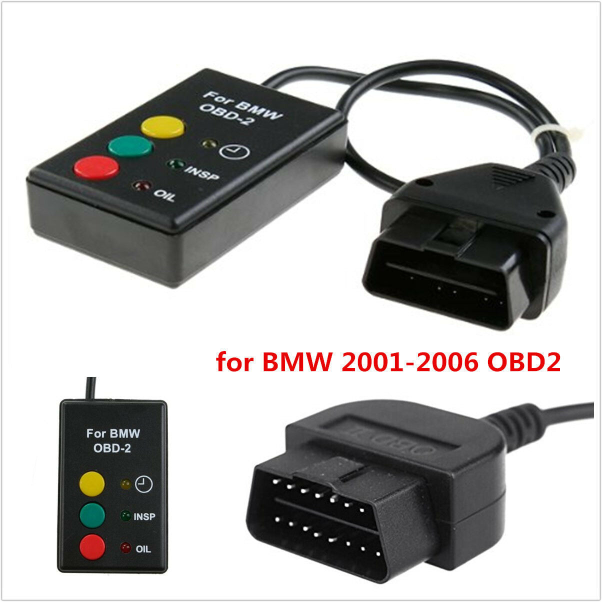 "OBD2 Car Airbag Scan/Oil Service/Inspection Light Reset Diagnostic Tool for BMW