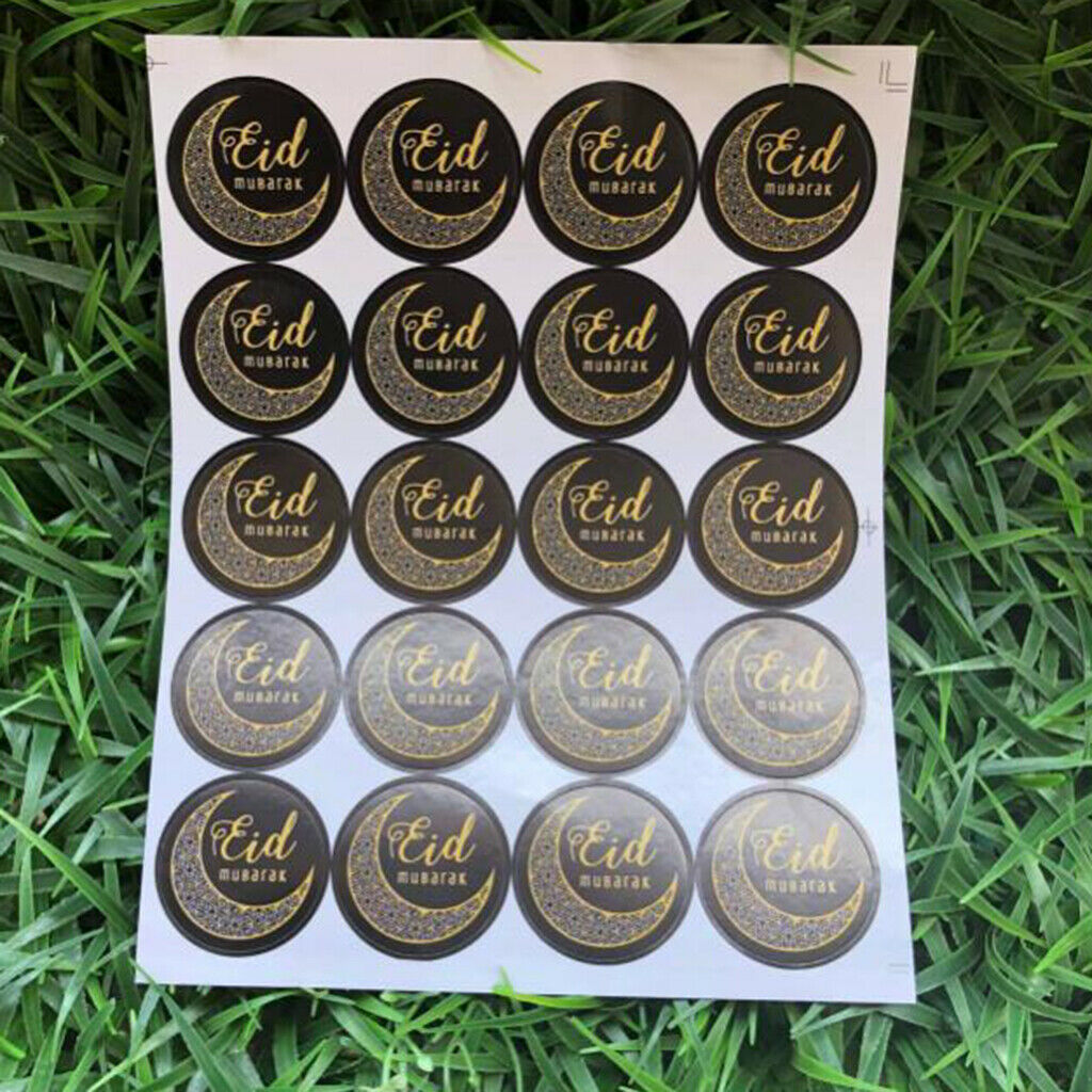 20pcs Mubarak Eid Decorations Islamic Presentations Gift Boxes Bottles Crafts