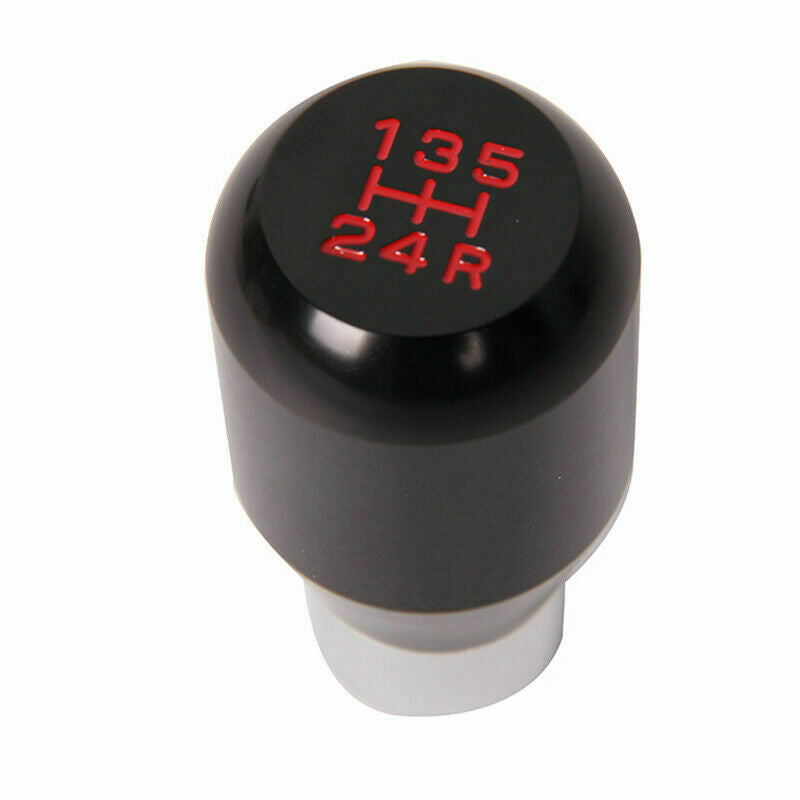 Universal Black Aluminum 5 Speed Car Auto Manual Gear Stick Shift Shifter Knob