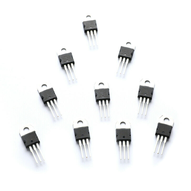10pcs L7805CV L7805 7805 Voltage Regulator IC 5V 1.5A TO-220 make in ch JD