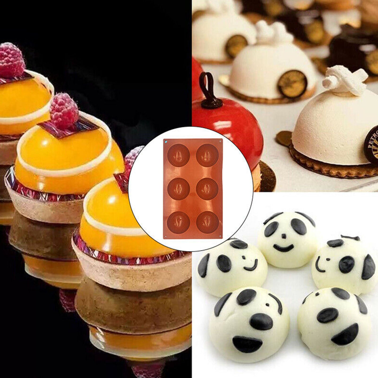 Silicone Muffin Mould Cupcake Bakeware Mold Cake Pan Baking Tray Kitchen