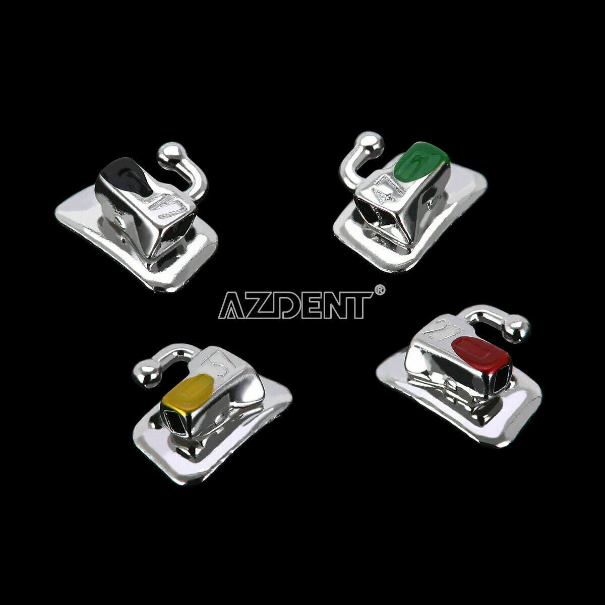 100 Kits Dental Orthodontic 2nd Molar MBT.022 Bondable Buccal Tubes AZDENT USA