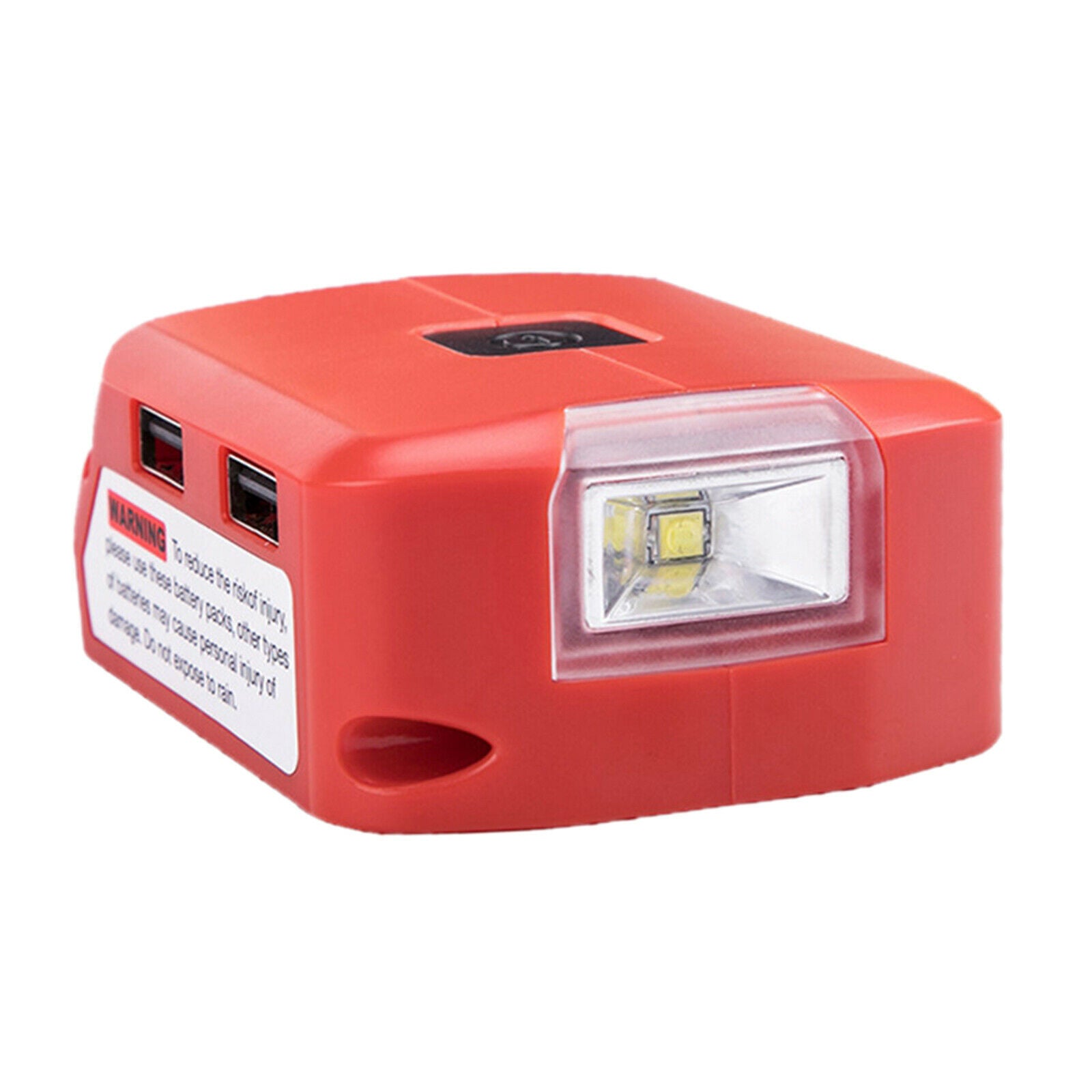 18v Power Source Adapter with LED Work Light Compatible with M18 Battery