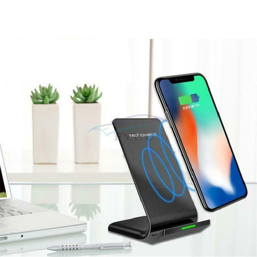 Output DC 5V-9V/1-2A Black Portable 10W Wireless Charging Body Charger Cable Set