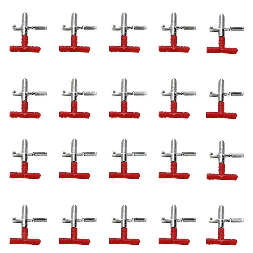 Rabbit Water Feeder Rodent Rabbit Ferret Mouse Nipple Water Drinker 20 piece