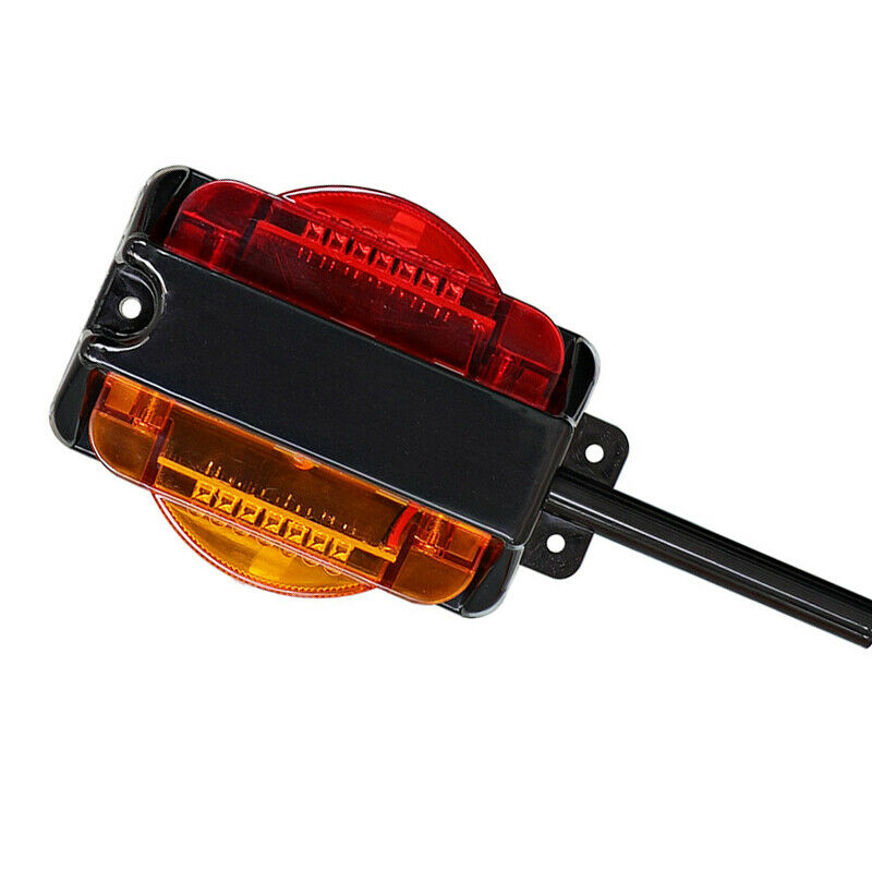 2PCS Truck Trailer Tail 14LED Light Stop Rear Parking Turn Signal Reverse Lamps