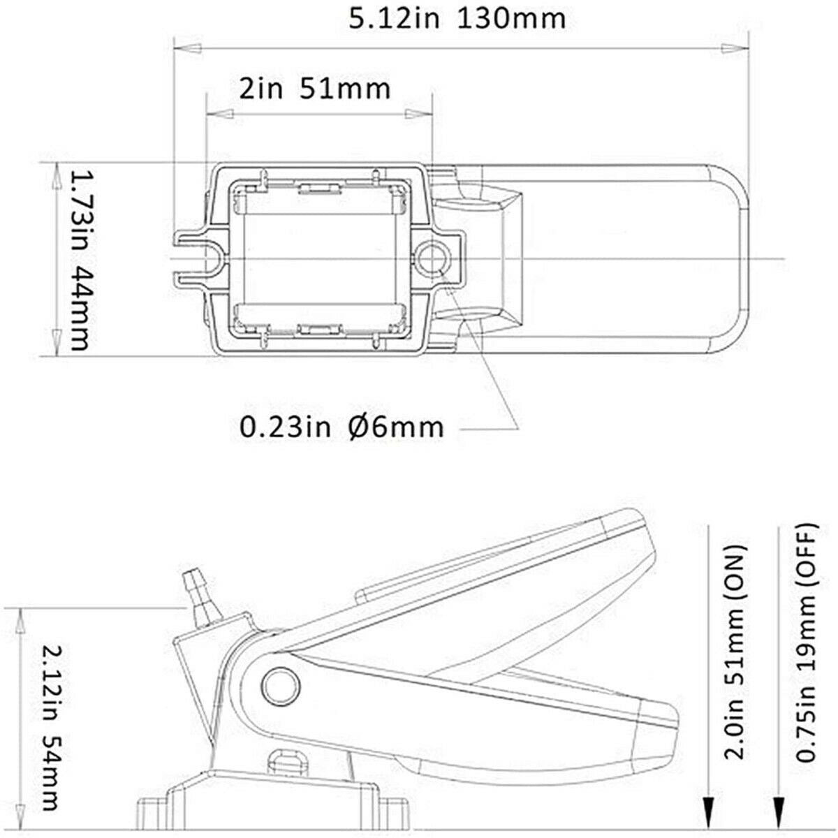 Automatic Boat Bilge Pump Float Switch Moisture Tight Seals 12V 1100GPH 20A