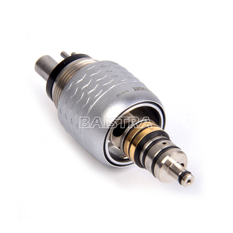 2X Dental Quick Coupling Coupler Connector for 6 Holes RQ-04 Fiber Handpiece