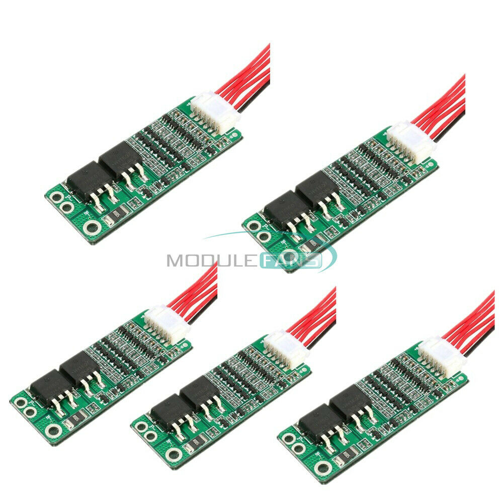 5PCS 5S 15A 18650 Li-ion Lithium Battery Charger Protection Board BMS 18V 21V