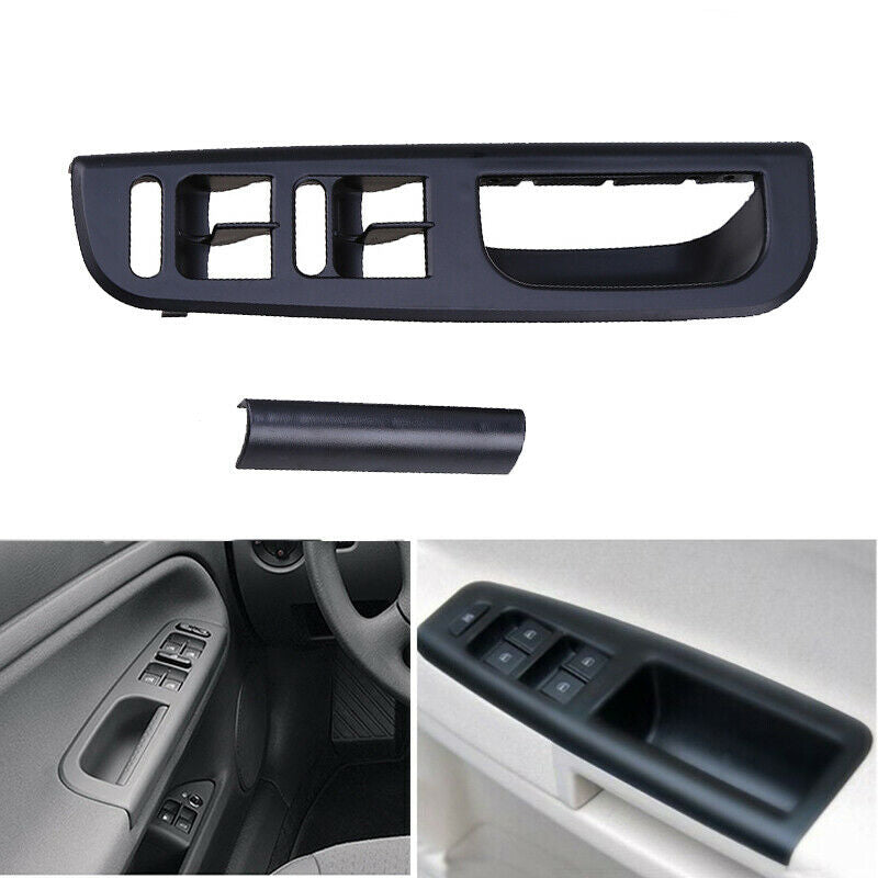 Left Driver Side Window Switch Panel Cover Handle Trim For VW Passat B5 96-05