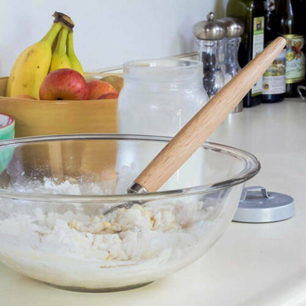 Useful Stainless Steel Danish Dough Whisk Kitchen Baking Tools Cooking Utensils