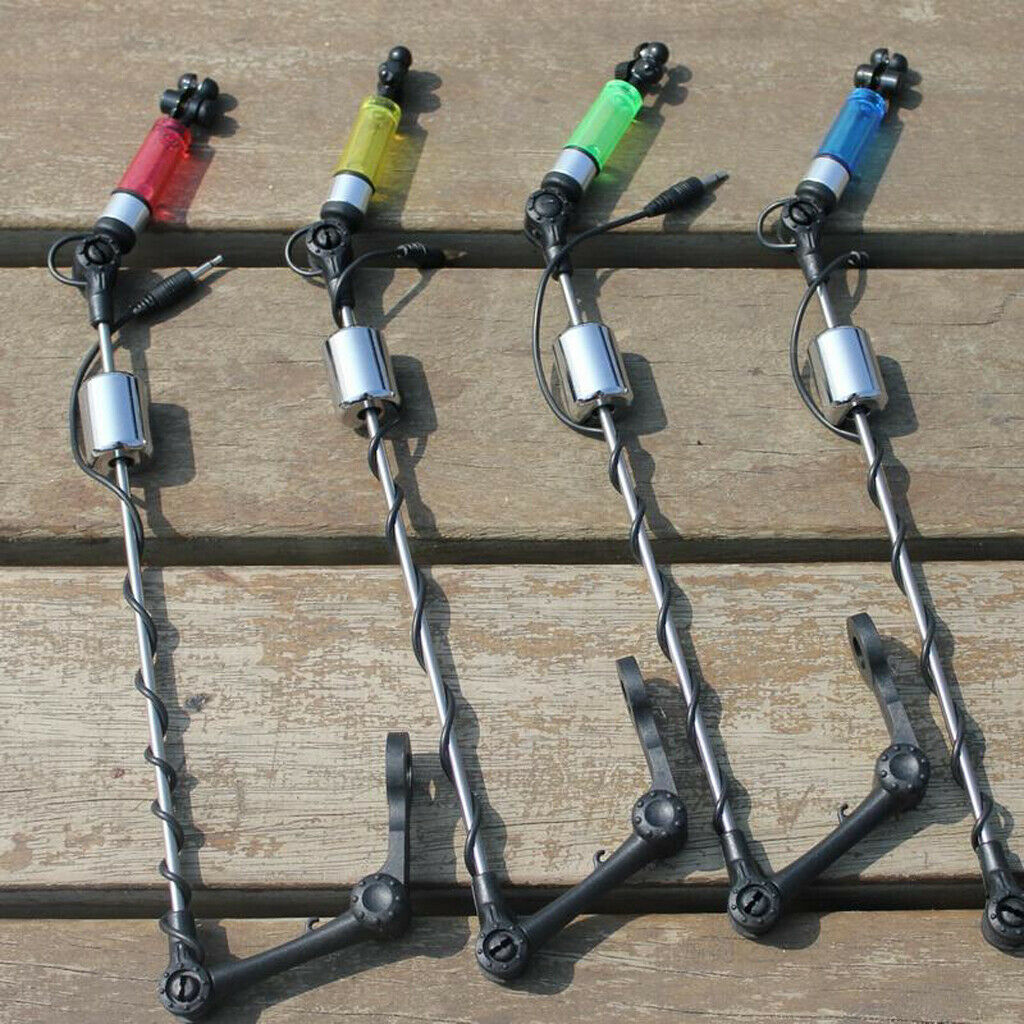 Fishing Bite Alarm Hanger LED Illuminated Indicator Tackle Red