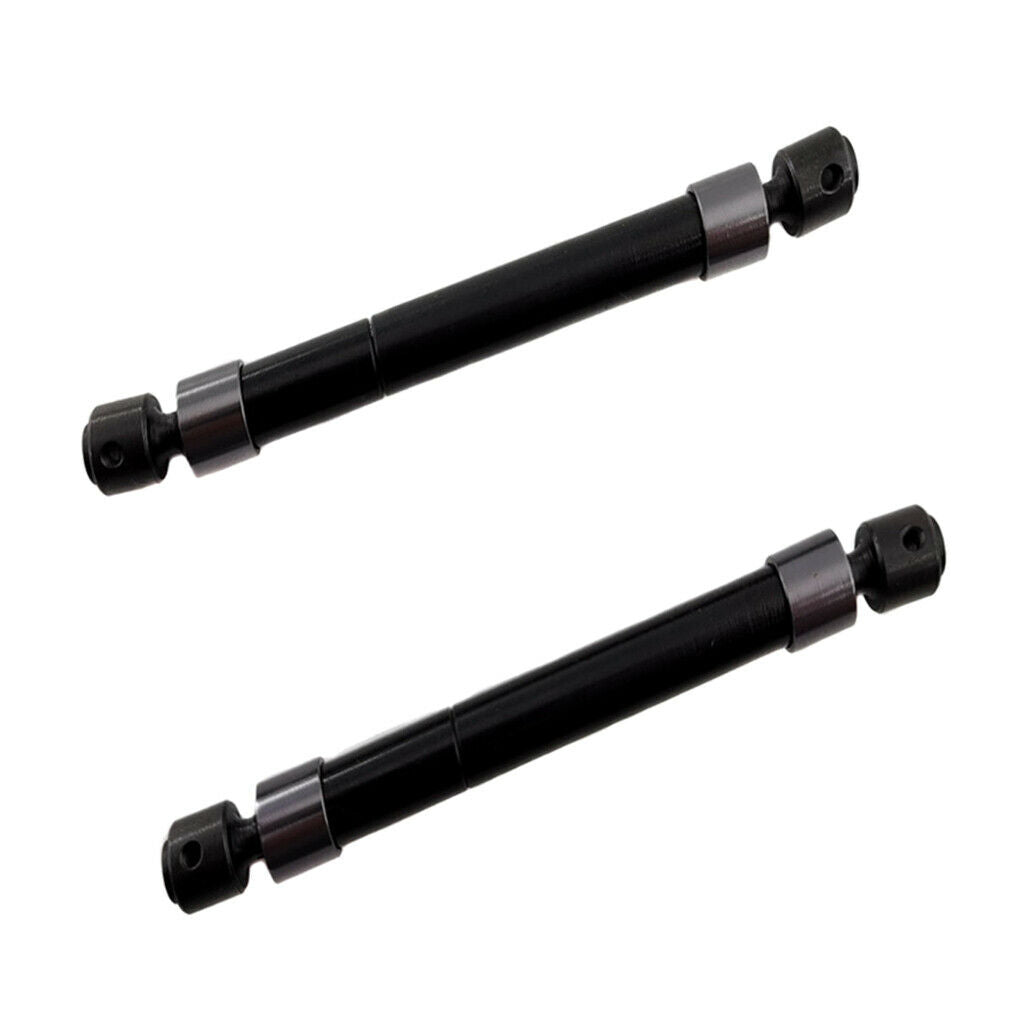 2 Pack RC Drive Shafts Parts for SCX10 II 90046 90047 Parts Accessory Black