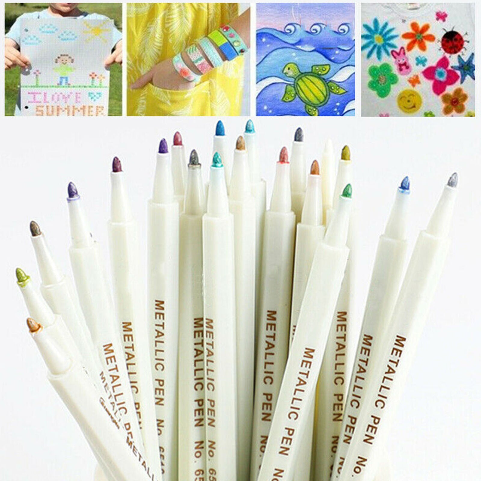 Premium acrylic pens, marker pens for stones, 20 colors marker paint pen