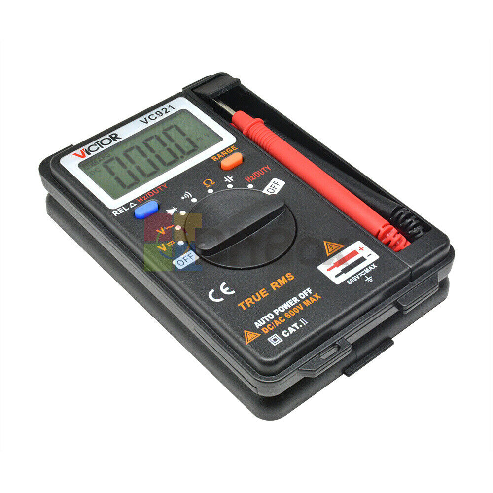 New 3 3/4 VICTOR VC921 Digital Pocket LCD DMM Multimeter Voltmeter Frequency