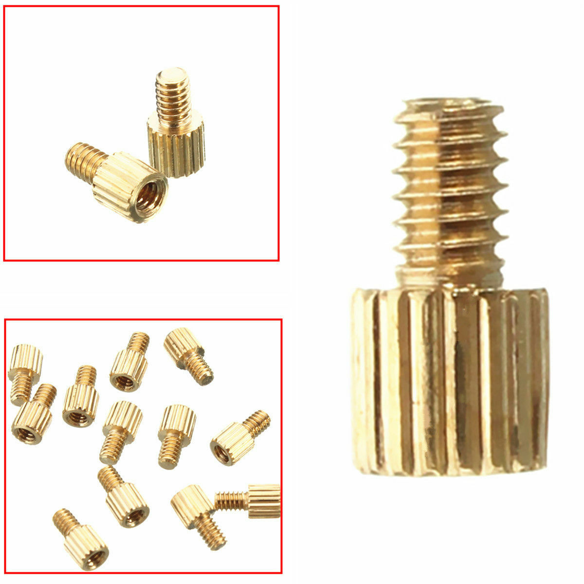 100pcs Male Female PCB Thread Brass Pillars Standoff Spacers Set M2x3mm+3mm