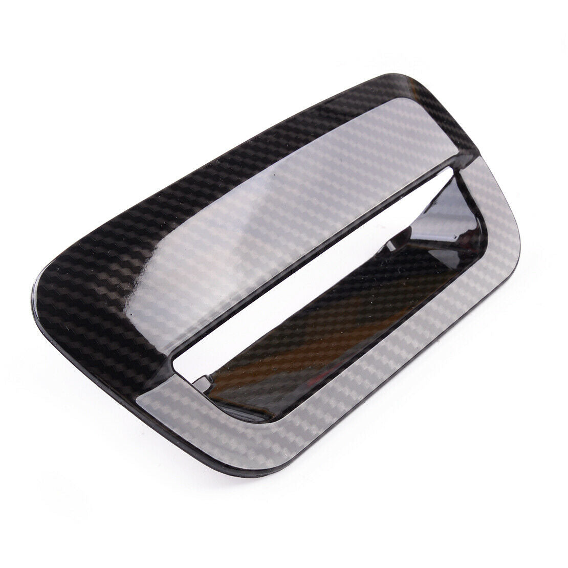 Carbon Fiber Style Rear Trunk Door Handle Bowl Cover Fit For Dodge Durango SUV