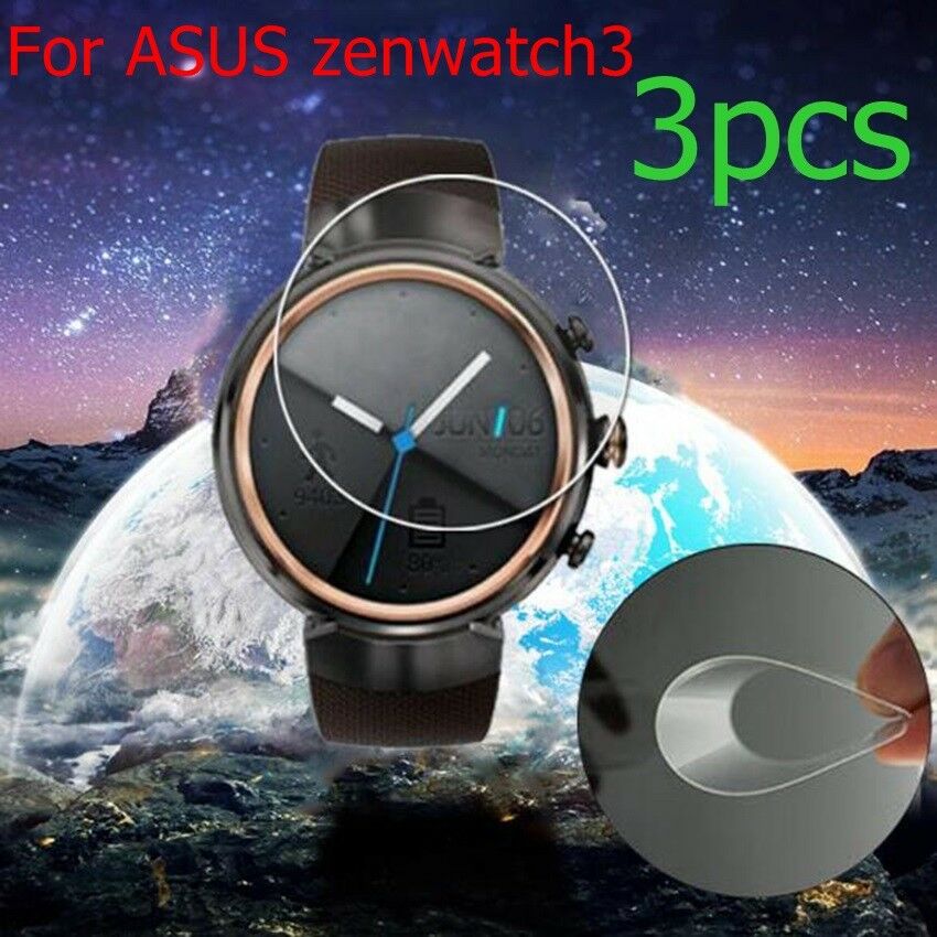 3pcs 9H+ Soft Screen Protector For ASUS zenwatch3 Watch