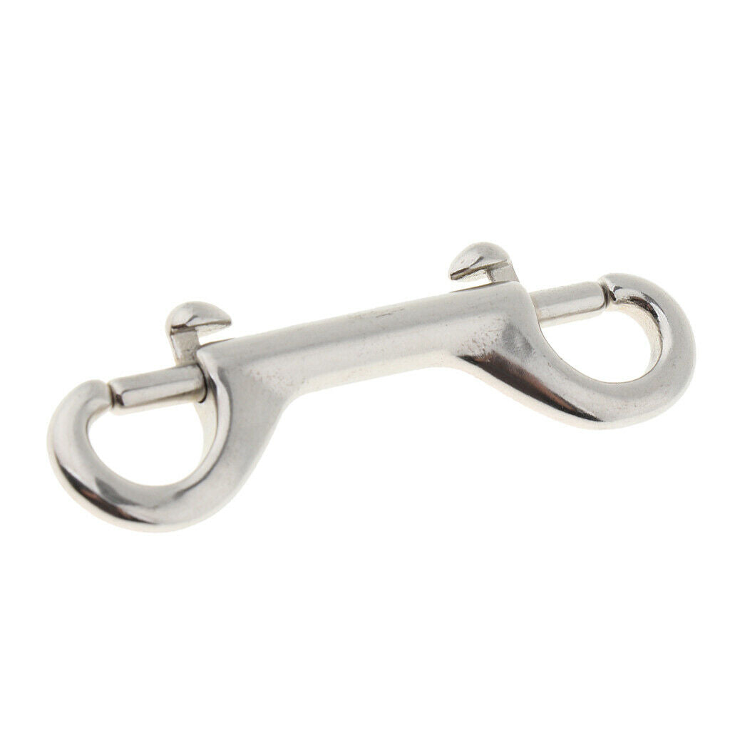 Stainless Steel Snap Hook Key Holder Brass Clip Keychain Spring Buckle