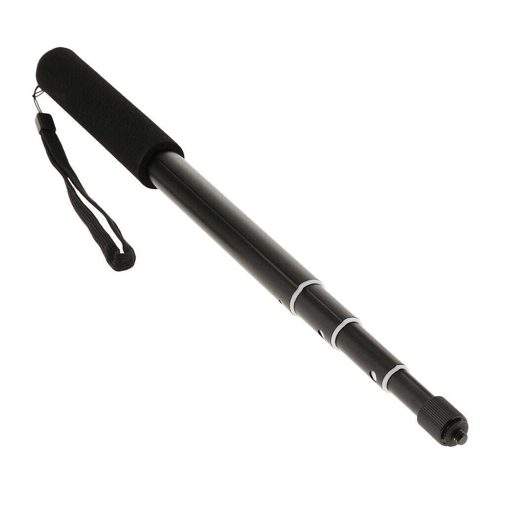 2.95ft/90cm Adjustable Selfie Stick Port Handheld Monopod 1/4 Screw Thread for