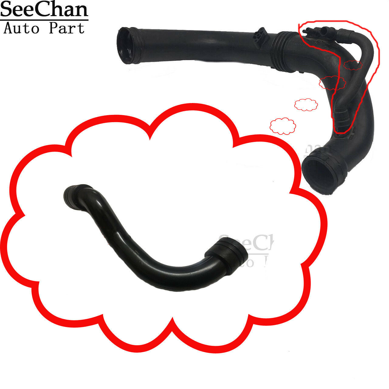 Fits Mercedes Benz M271 CGI Turbochagrer Intake Pipe repair mini hose 2710901929