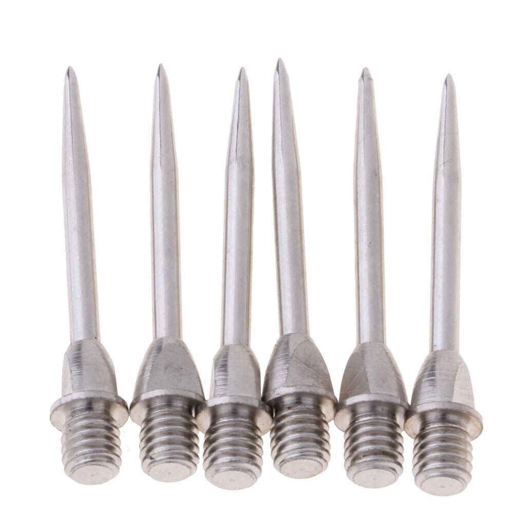 12Pcs Durable Darts Steel Points Tip Conversion Point Hammerhead Accessories
