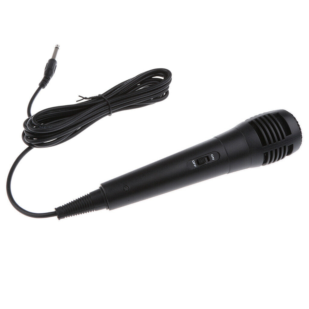 Handheld 6.35mm Vocal Dynamic Microphone Wired Mic for KTV Voice Recording