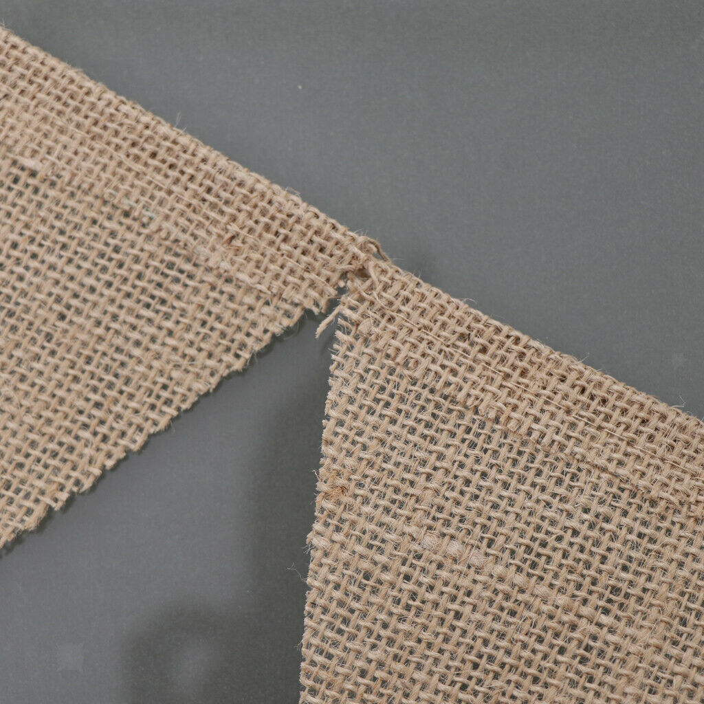 Burlap Banners Party Decoration for Wedding, Birthday Baby Shower Deco