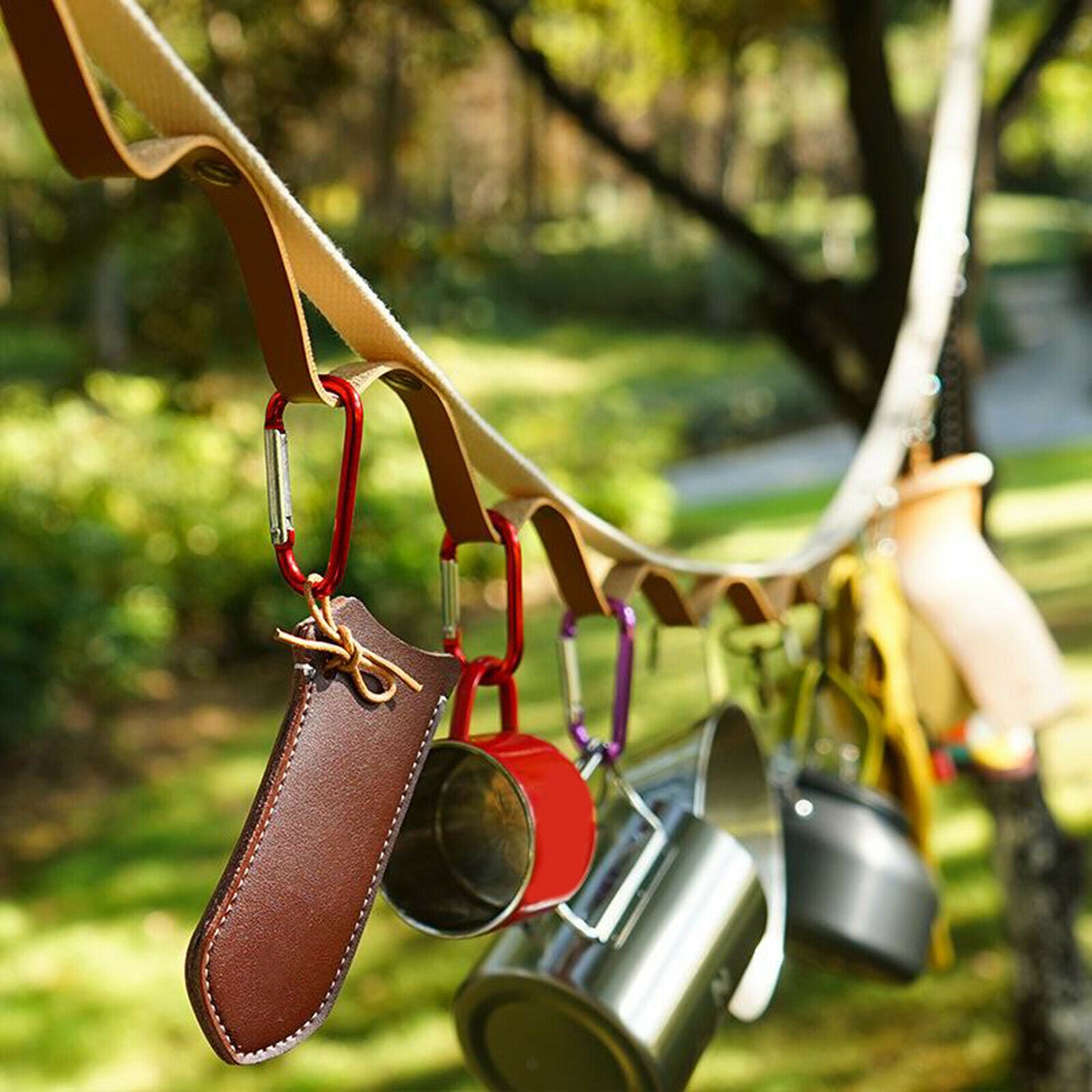 Tent Hang Lanyard Rope 5Meters Clothesline Hanger Strap Travel Hiking Tool