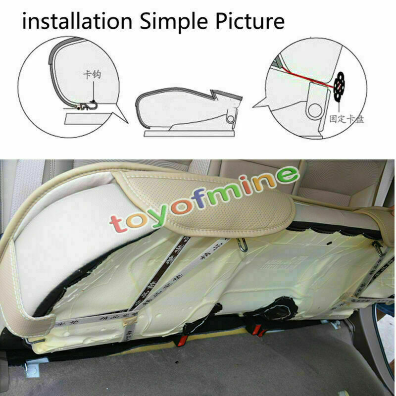 Universal Seatpad PU leather Car seat covers for Auto Car Office chairs Black