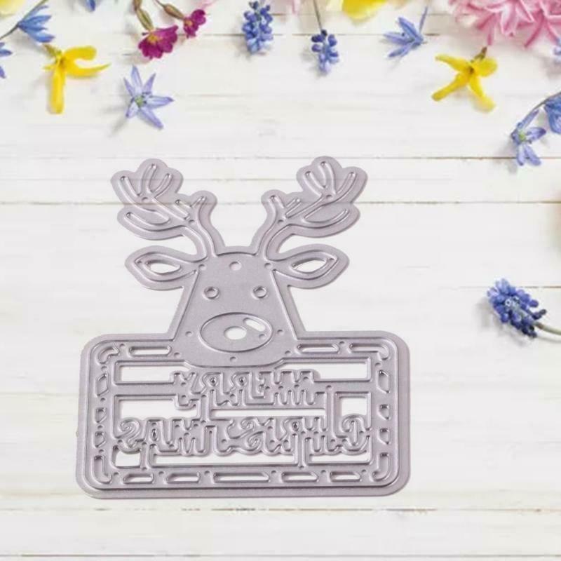 Deer Sign Metal Cutting Dies Stencil DIY Scrapbook Album Paper Card Template