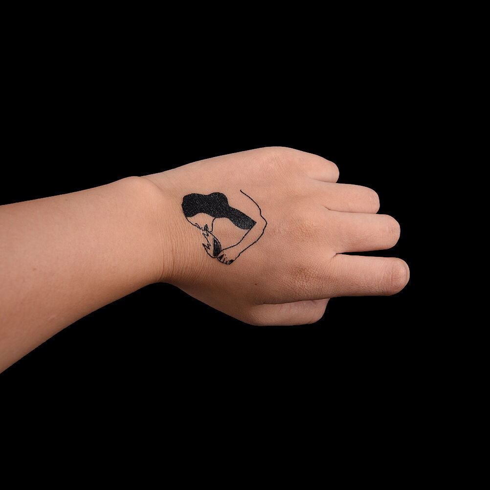 1XMakeup Drinking Women Tattoo Arm Body Art Waterproof Temporary Tattoo Stick-BD