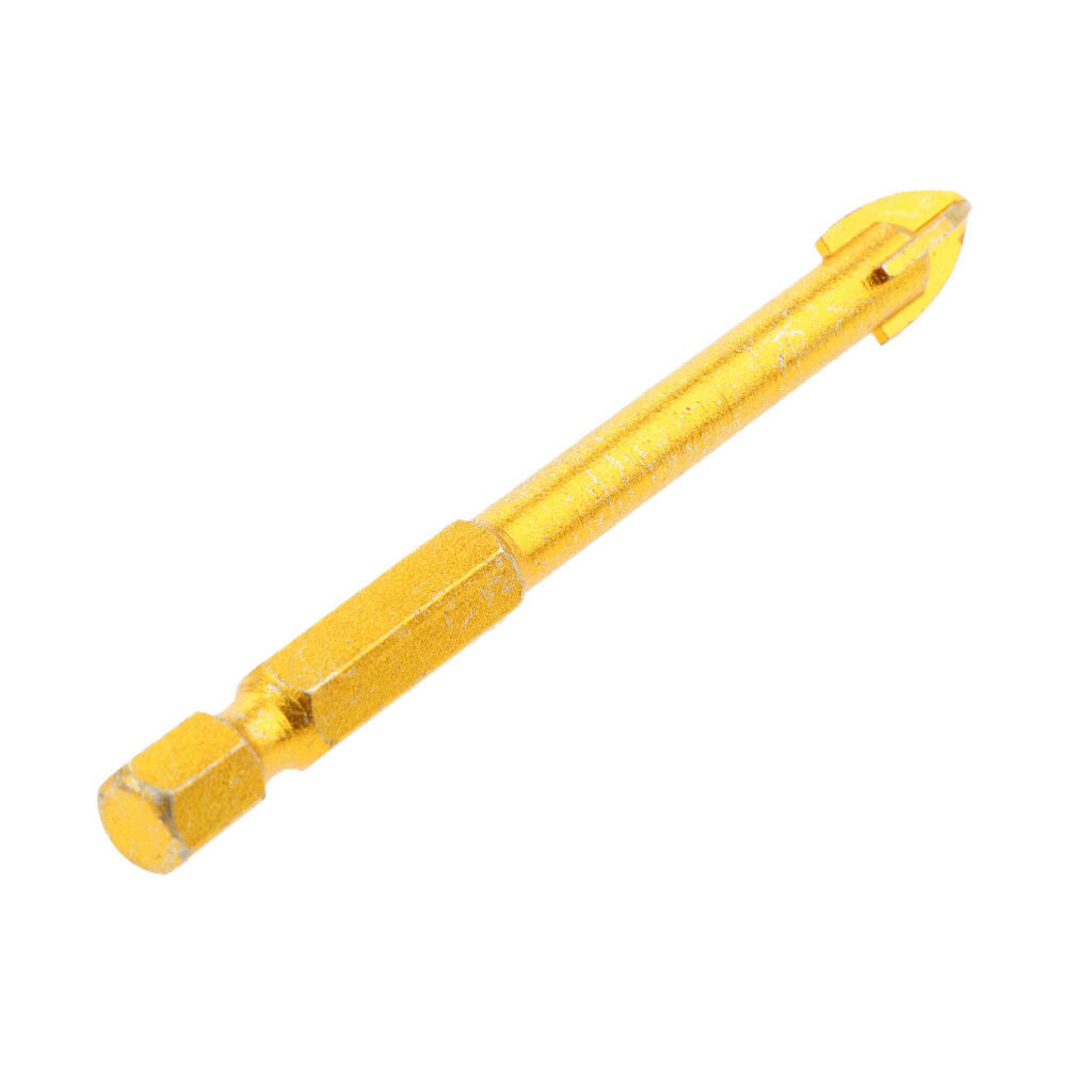 10PCS 8mm Tungsten Carbide Drill Bit Glass Mirror Ceramic Cross Spear Head