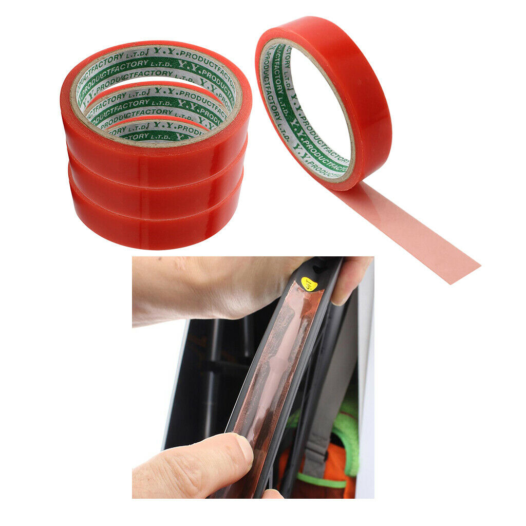 4 Pieces of Double-sided Adhesive Length 5 M Width 2 Cm Tubular Rim Tape