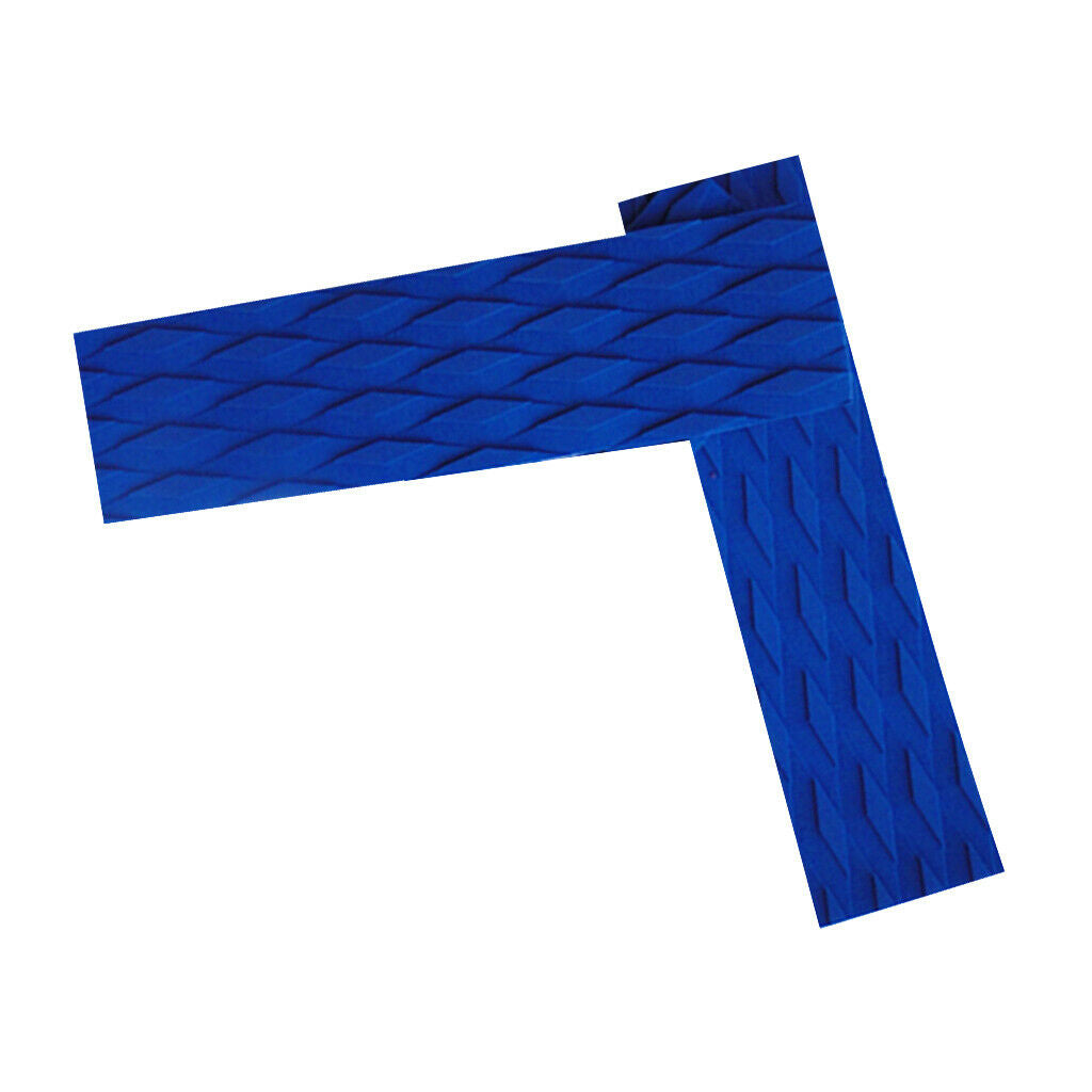 6 Pieces Diamond Grooved EVA Surfboard Surf Traction Pad Deck Grip Tail Pad