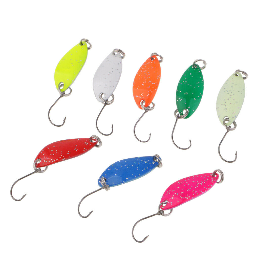 8 Pieces Artficial Lures Bait Hard Fishing Baits Spinner Baits Crankbaits