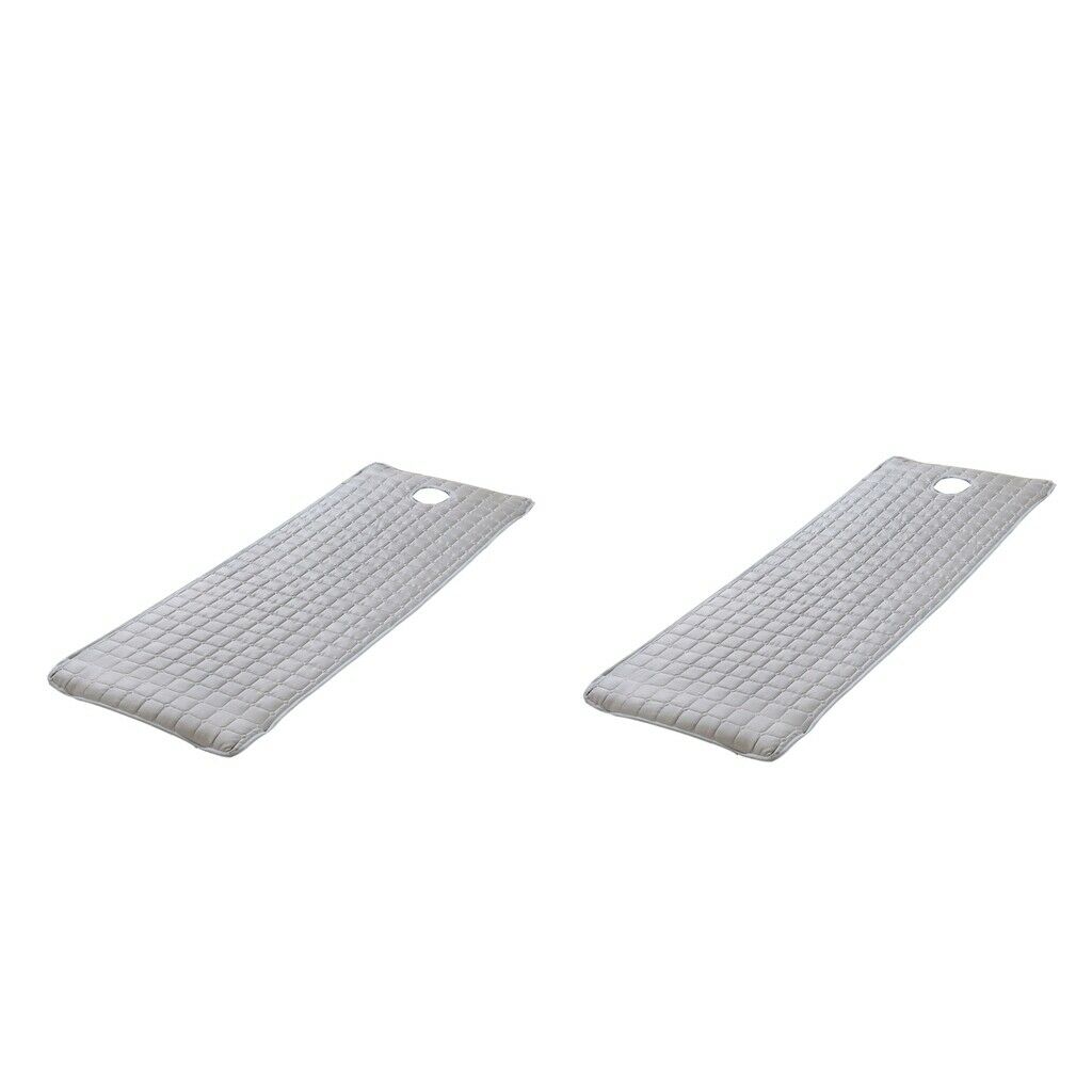 2pcs SPA Massage Table Sheet Pad Cosmetic Bed Cover Sheet Mattress 180x60cm Gray