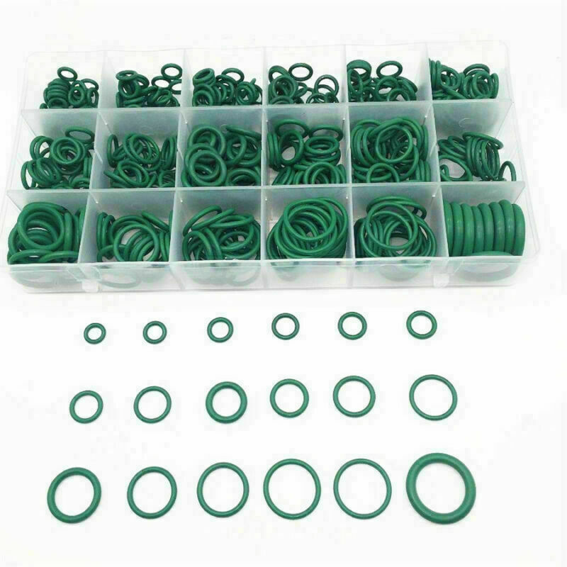 530Pcs 18Sizes Car R134a HNBR A/C Air Conditioning Repair Rubber O-ring Seals