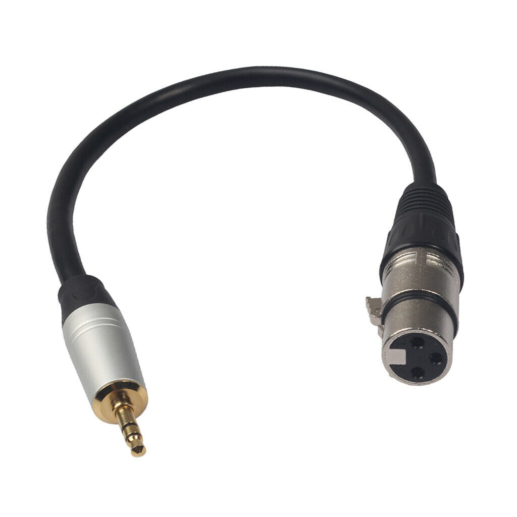 3.5 Mm TRS Male to 3-pin XLR Female Professional Microphone Cable