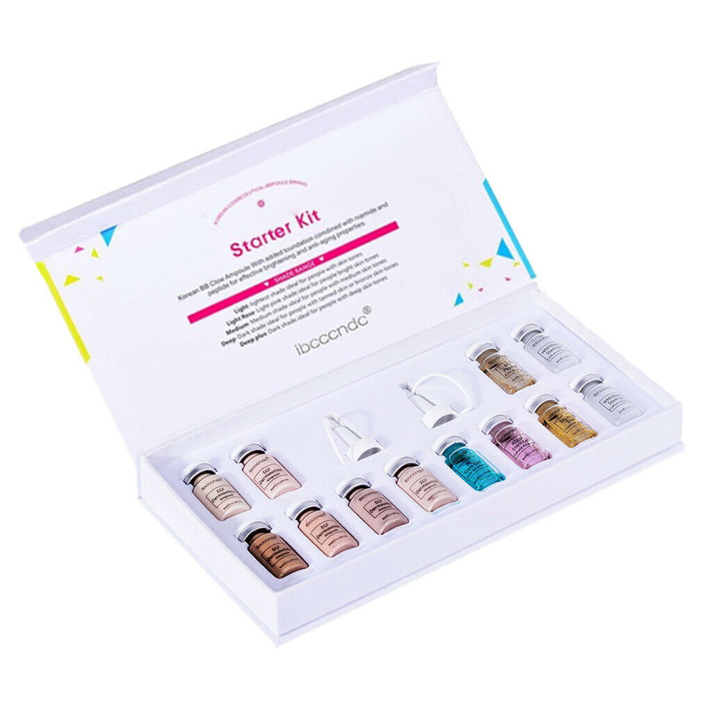 8ml Full Coverage Brightening Liquid Foundation Nourishing Facial Serum 03