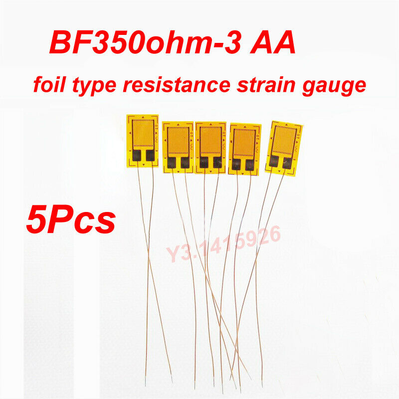 5Pc BF350-3AA 350 ohm metal foil High-Precision Pressure Resistance Strain Gauge