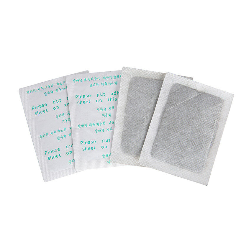 4 Bag/8Pcs Foot Pad Patch Body Massager Bamboo Herbal Plaster Stress Relief BDAU