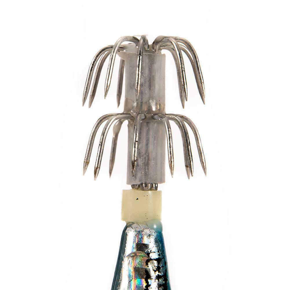 Fishing Hard Lure Round Stomach Wood Shrimp Squid Bait Outdoor Fishing Tool @