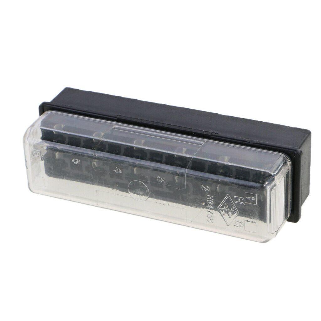 12-32V 6Way Circuit Car Boat Auto Automotive Blade Fuse Box Holder ATC ATO