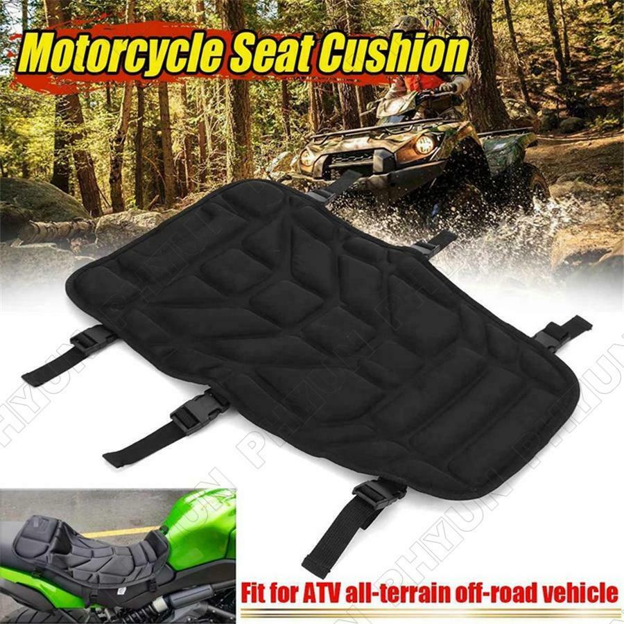 1x ATV UTV Seat Pad Cover Protector Cushion Water Resistant Cover Foam Black