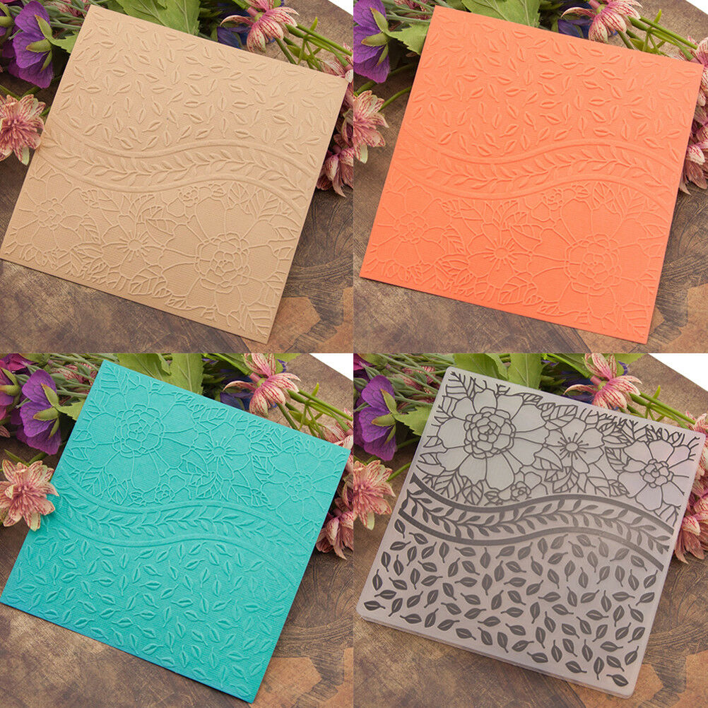 leaves Embossing folders Plastic Embossing Folder For Scrapbooking DIY car.l8