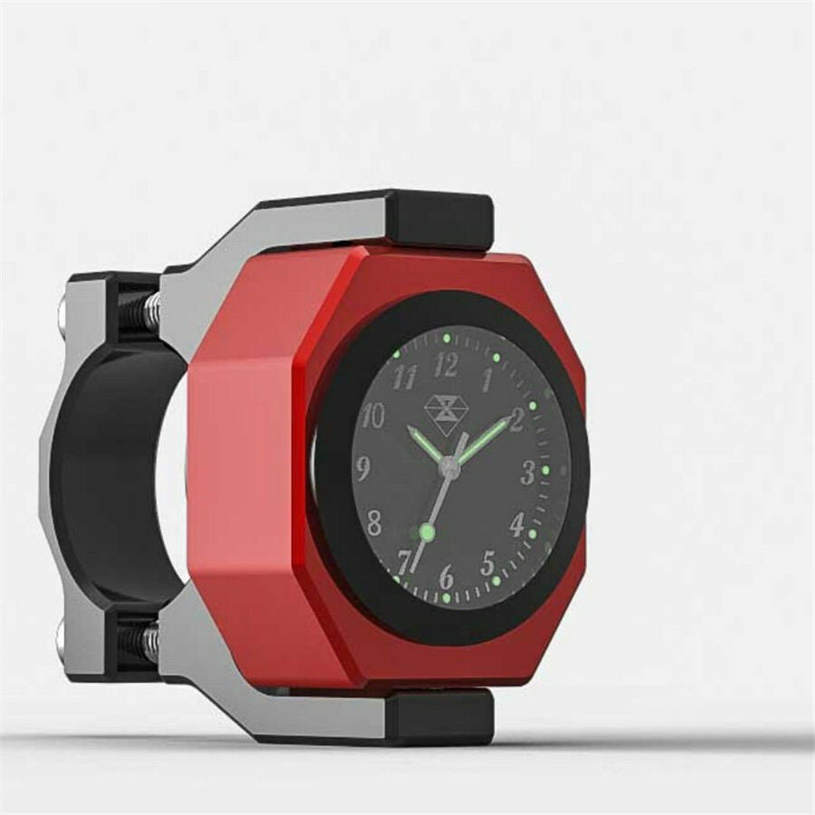 Waterproof Luminous Temperature Watch for Motorcycle Bike 22-28mm Handlebar CNN
