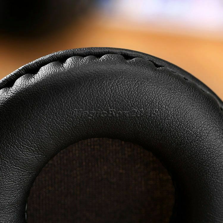 Replacement Leather Earpads Ear Pad Cushion 75mm For SONY MDR-PQ2 Headphones
