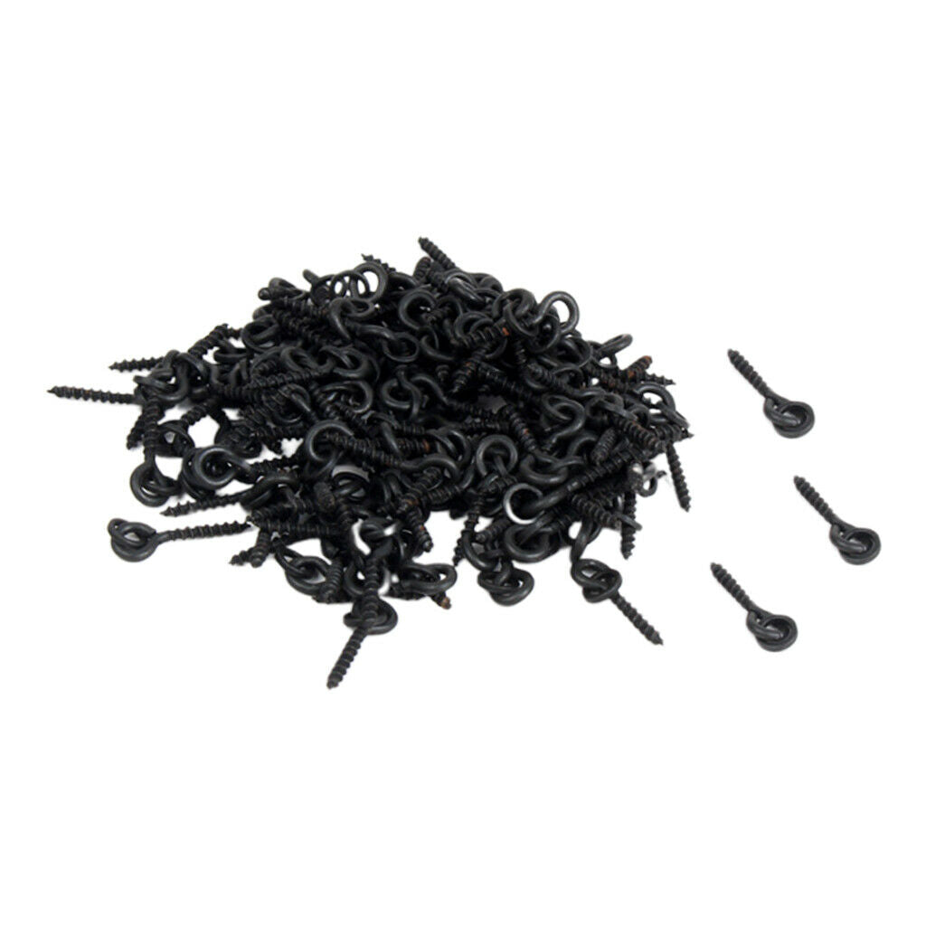 50pcs Carp Fishing Chod Boilie Screw with Ring  Up Peg Bait Pellet Holder
