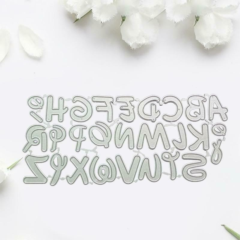 Capital Letter Printing Carbon Steel Cutting Dies DIY Scrapbooking Photo Album